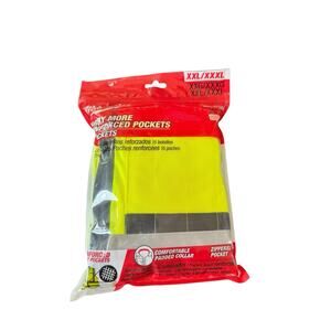 Milwaukee High Visibility Safety Vest XXL XXXL ANSI Type R Class 2 PPE Job Site